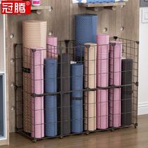 Yoga mat containing basket Home Nip of Sewn Containing God Instrumental with pulley Foam Cushion Fitness Athletic Equipment Shelf