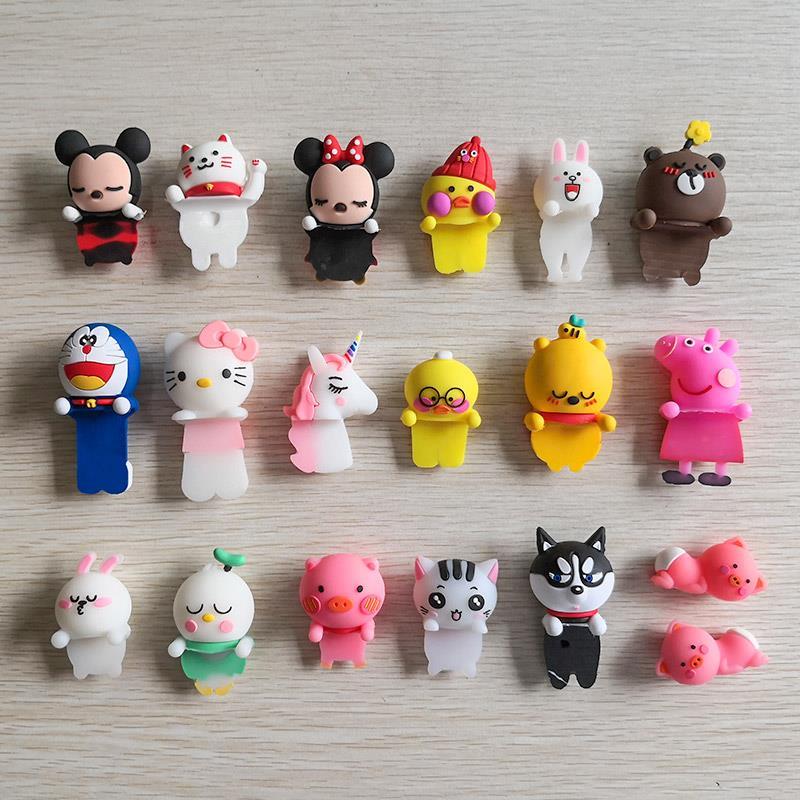 Computer Ornament Pendant Lying Doll Display Screen Ornament Notebook Phone Shell Accessories Doll Cute