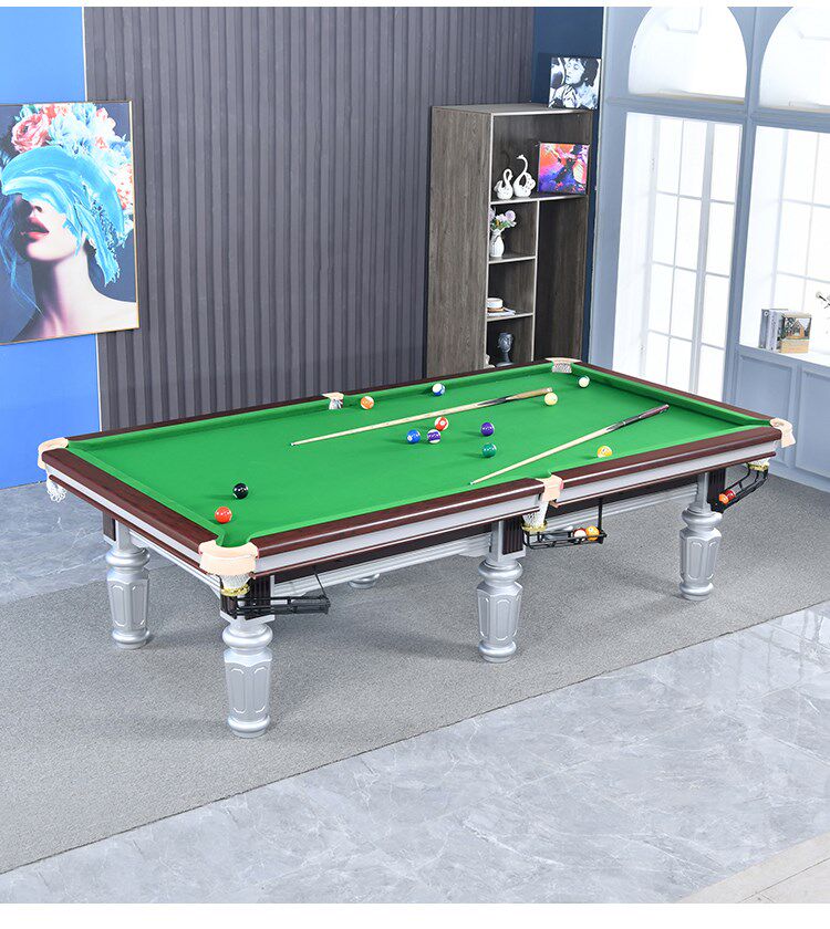 Billiard table Tengcheng household American black 8 standard adult billiard case billiard table table tennis two-in-one table ball