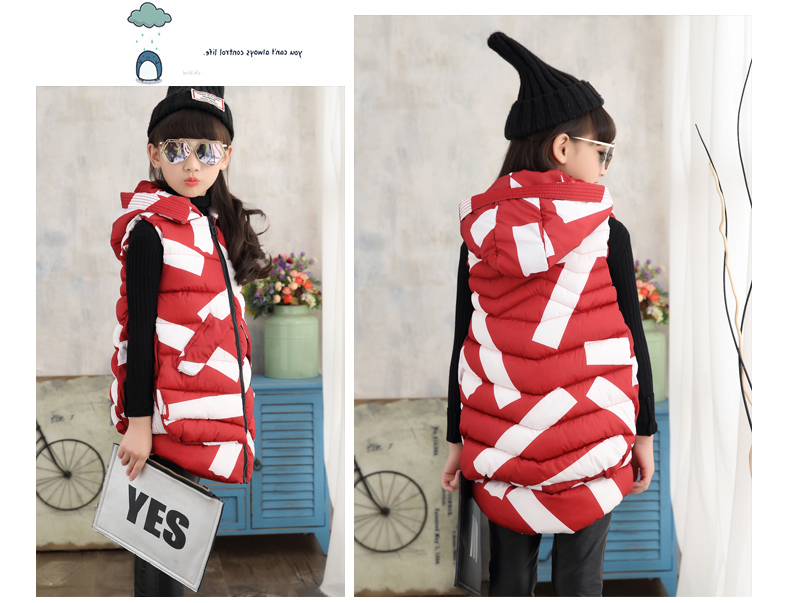 Áo khoác bé gái 2018 xuân hè mới Áo khoác cotton cho bé gái Áo bé gái dày áo ngoài mặc ngoài áo gile thu đông cho bé trai