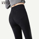 Pregnant women's pants outerwear jeans autumn and winter plus velvet thick skinny feet pants spring and autumn nine points elastic leggings