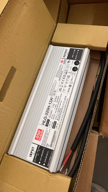 Hlg-320H-12A Lighting Power Supply 12V22A Guaranteed Genuine Taiwan Mean Well Quality