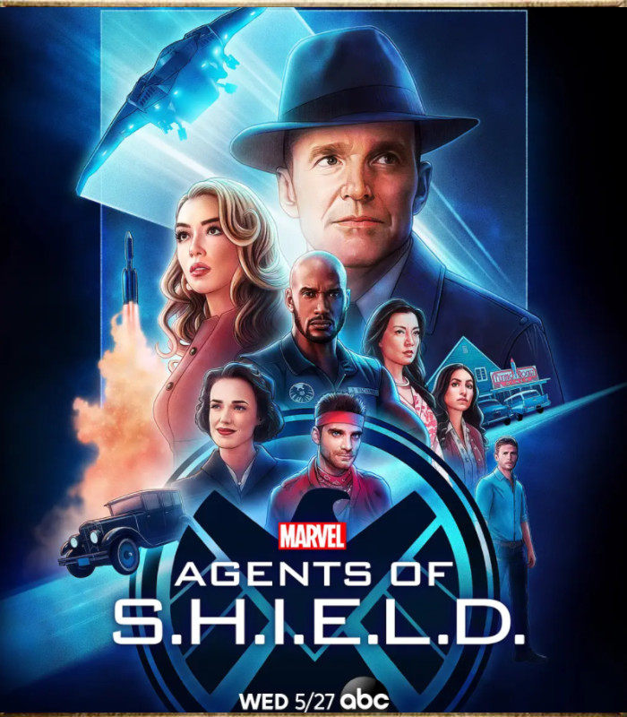 US Drama God Shield Agents Seventh Season of SHIELD1-7 Ji HD Sino-British Propaganda Painting