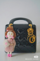 Lady bag hanging | Lady pendant | Doll pendant | Cute pendant | Doll pendant | Pink magic house