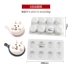2 6 15 với đĩa muỗi cuộn bánh đà khuôn nướng hình tròn silicone fondant Khuôn bánh mousse Ý Tự làm khuôn nướng
