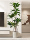Simulated Green Plant Velvet High-End Light Luxury Bionic Plant Indoor Living Room Decoration Floor-Standing Potted Plant High-Grade Large Tree