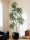 Simulated Peacock Wood Indoor Vintage-Style Home Decor High-Quality Large Artificial Plant Light Luxury Ambiance Decoration