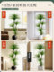 High-End Luxury Artificial Green Plant, Dragon Blood Tree, Indoor Living Room Large Artificial Plant Potted Floor-Standing Decoration