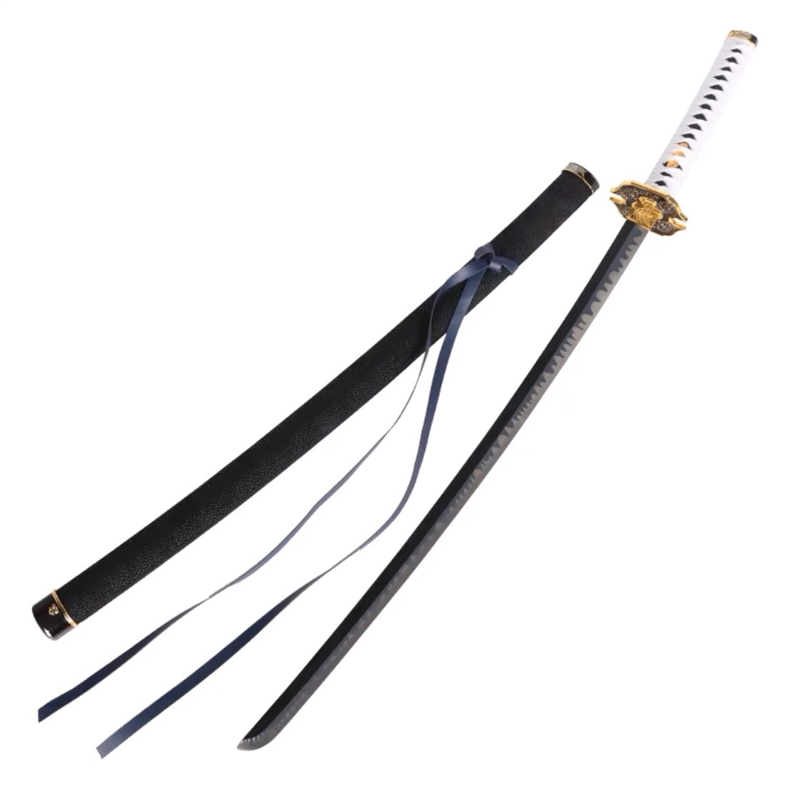 鬼泣5代维吉尔尼禄武器阎魔刀COS武器金属合金道具炎魔太刀未开刃_