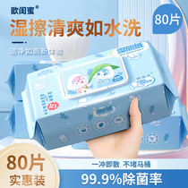 Wet toilet paper Women Home affordable Toilet Sterile wet towels Private Ass Special Pregnant Woman Private Protection Paper 80 Pumping