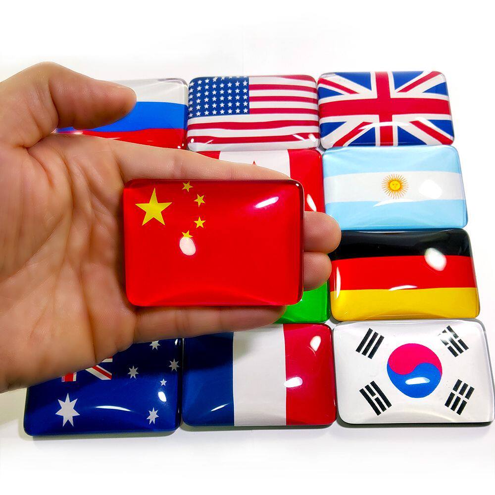 世界国家国旗帜旗冰箱贴水晶磁性贴中国地图3d立体纪念礼品礼物祖评价- 淘宝网
