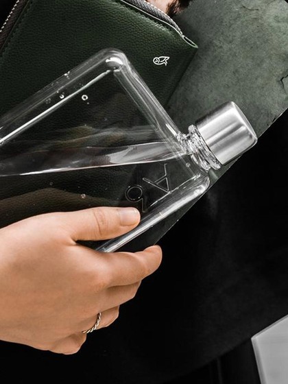 澳洲memobottle A5/A6扁平便携水壶创意小水杯男女随手杯高颜值