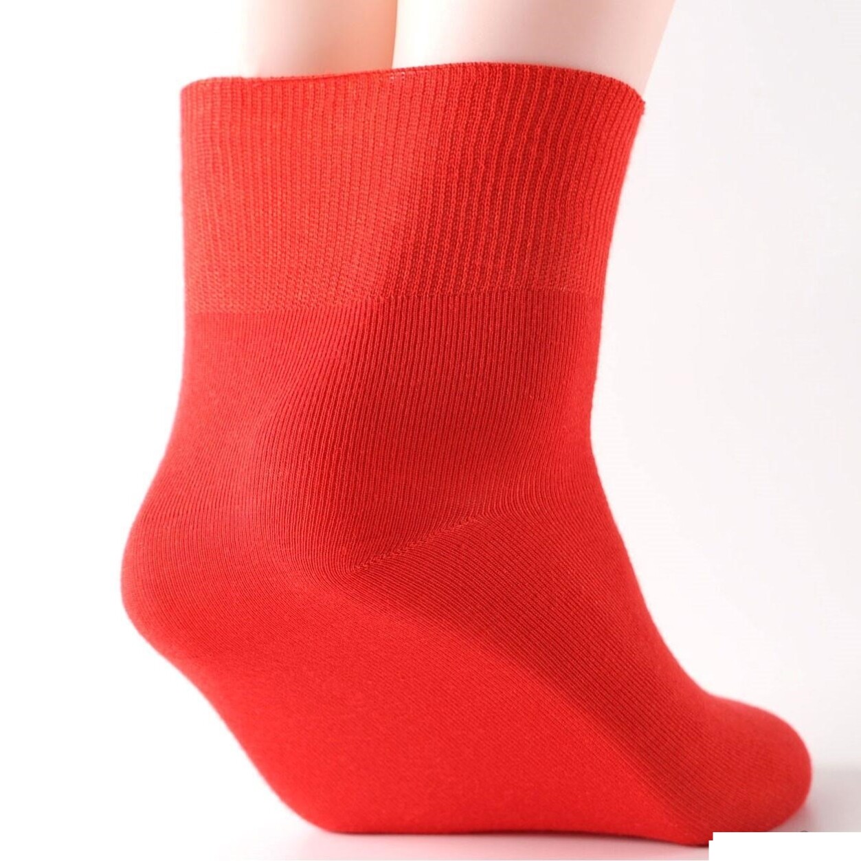 Older people's feet swollen loose socks wear loose mouth natal year big red men and women grandma pregnant women large size without elastic