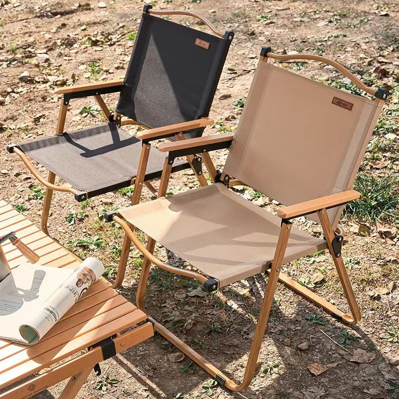 Outdoor Camping Knitt Chair Chair Chair Folding Portable Super Light Camping Chair Beach Chair Fishing Chair Picnic Chair-Taobao