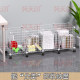 Fitness Equipment and Sports Goods Storage Basket, 32 Iron Mesh, 22 Foam Roller, Dumbbell, Kettlebell Storage Rack with Wheels, Movable