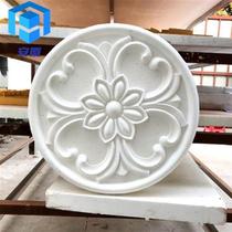 European floating EPS villa exterior wall interior decoration foam relief imitation sandstone carving square round blessing word Baifu