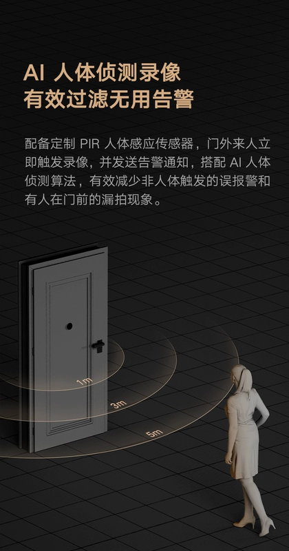 chuông cửa có hình kết nối điện thoại [Sản phẩm mới] Xiaomi Smart Cat Eye 1s Gương cửa trong nhà Chuông cửa điện tử Camera giám sát cửa chống trộm chuông cửa kết nối điện thoại chuong cua thong minh