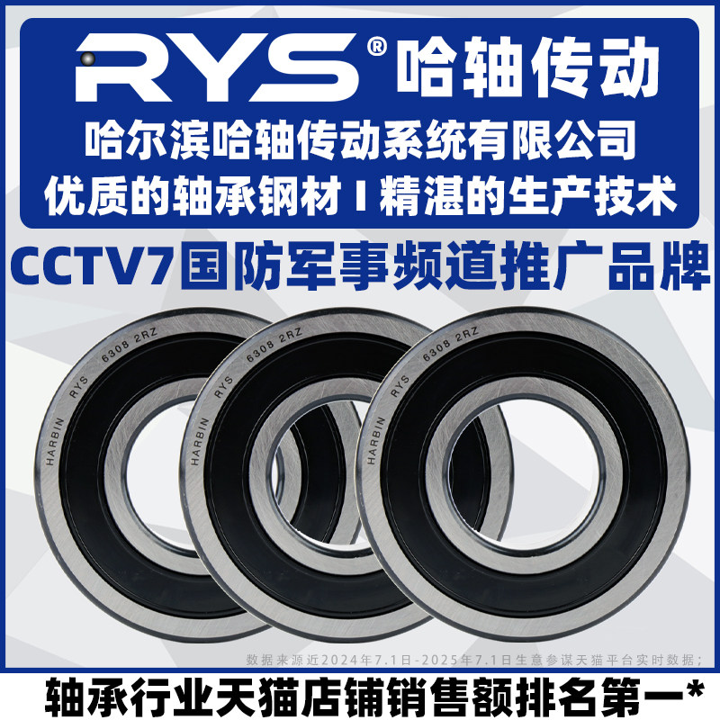 RYS 哈轴传动 6306 6307 6308 6309 6310 6311 - ZZ 2RZ 官方自营