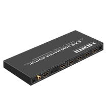 New custom-made Sage HDMI2 0 matrix switcher four-in-two-out 4K60hz high-definition matrix distributor with