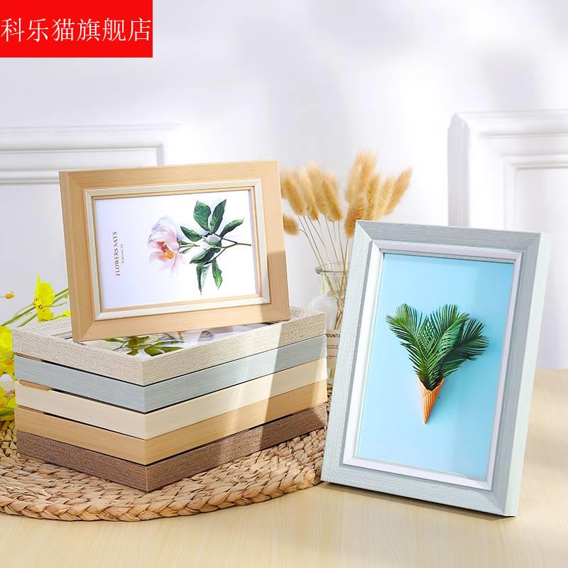 Photo frame European-style style swing table 7 inches 5 6 8 10 a4 inch photo album like frame hanging wall frame-Taobao