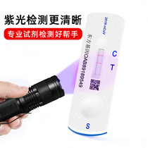Antigen kit detection special lamp 365nm purple flashlight fluorescent reagent lamp antigen detection UV lamp