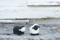 Black Sheep and White Sheep Double-Sided Sheep Doll Ah No Chinese Knitting Illustrations and Text Description