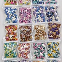 Fire Lacquer Wax Grain Fire Lacquer Mixed Color Kernels 500 Grain Bagged Retro Color Mixed Color Diy Ask Cambodia Envelope Seal Gift