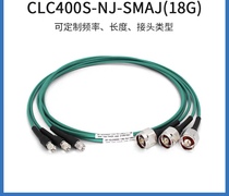 N SMA-JJ RF adapter cable 18G flexible test line low insertion loss amplitude stabilized cable assembly