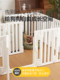 Dog guardrail pet fence indoor free assembly plastic fence home isolation fence anti-jailbreak for small and medium-sized dogs