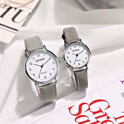 Брендовые водонепроницаемые ретро часы, легкий роскошный стиль, в корейском стиле, простой и элегантный дизайн, в стиле «Мори»