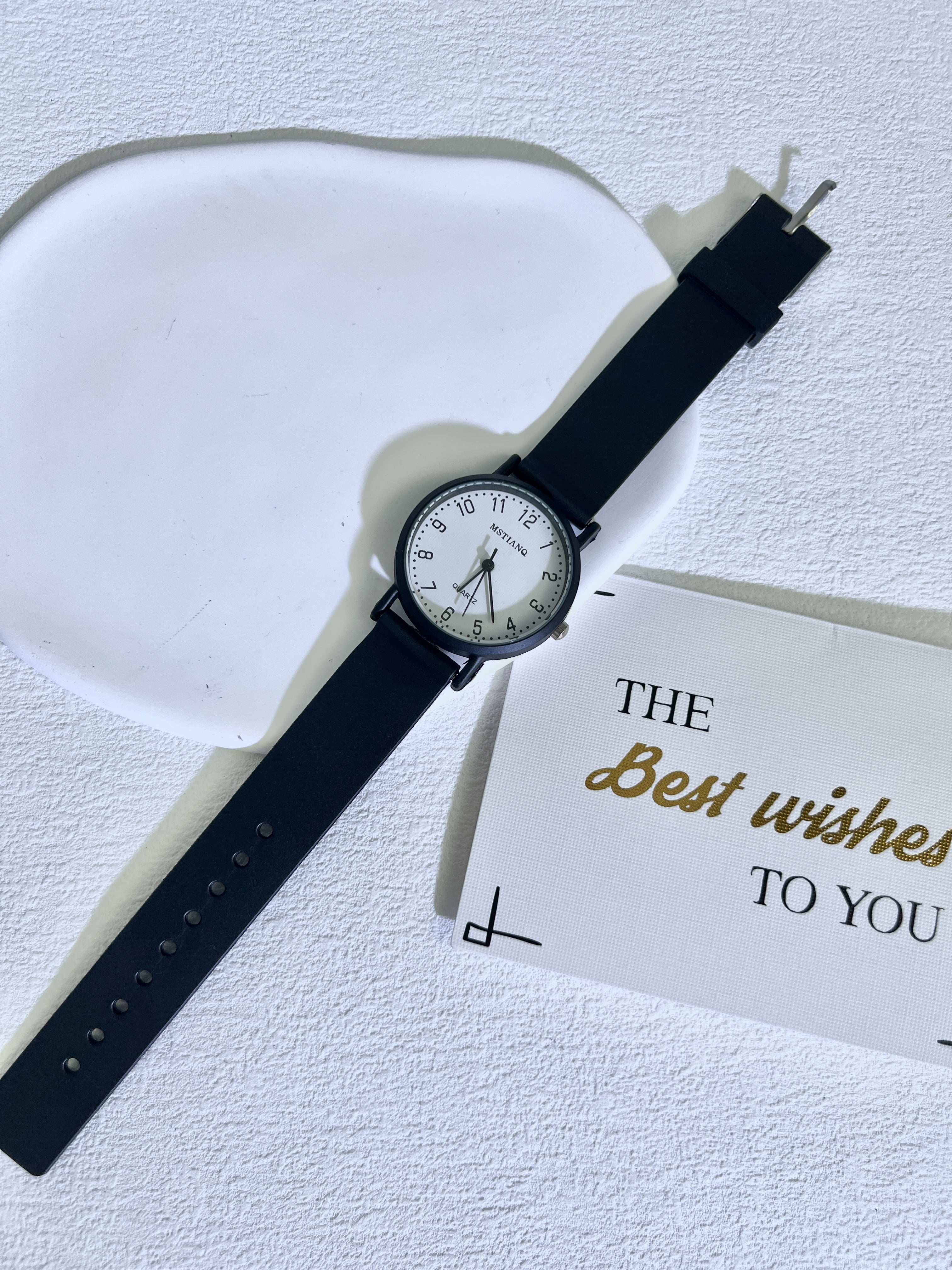 Quartz Watch Specifically for Civil Servants and Students Taking High School and College Entrance Exams, Niche, ins Simple and Cool Style, Trendy for Men and Women Couples