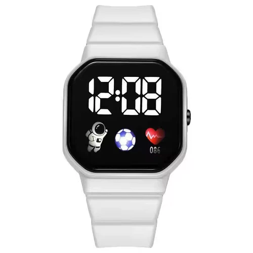 Детские электронные милые высококачественные космические часы, простой и элегантный дизайн