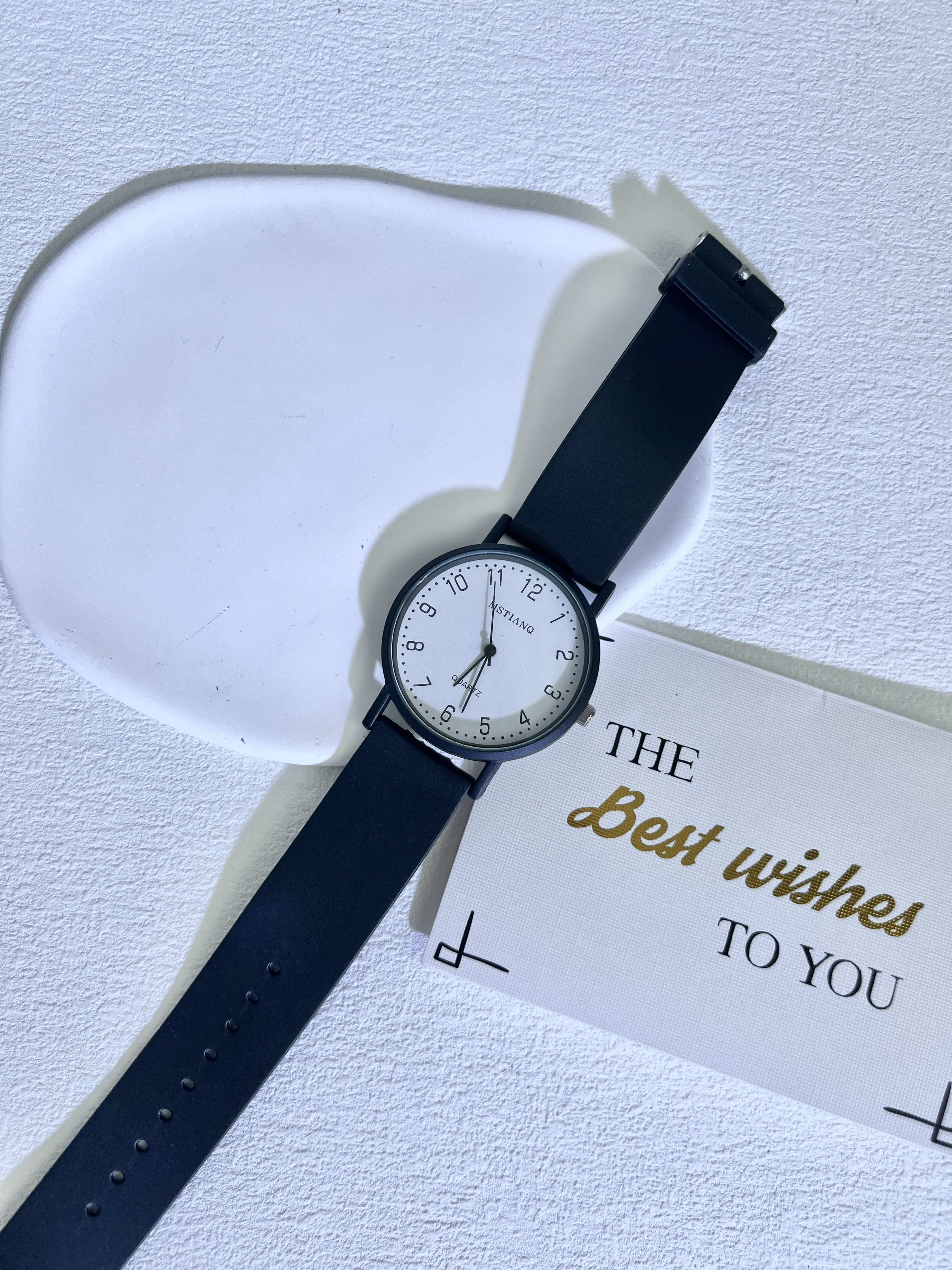 Quartz Watch Specifically for Civil Servants and Students Taking High School and College Entrance Exams, Niche, ins Simple and Cool Style, Trendy for Men and Women Couples