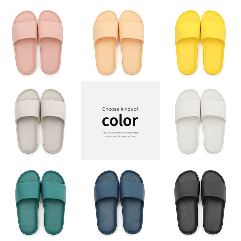 Slippers women's indoor home summer couple bathroom non-slip bath soft bottom light sandals and slippers men's summer outdoor wear