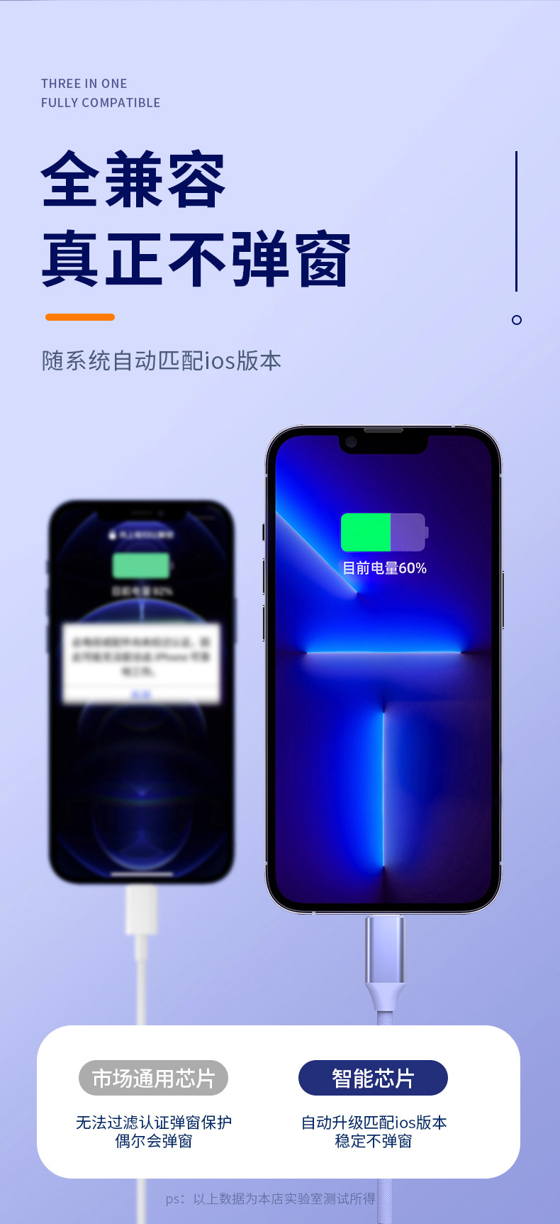 Veri Kablosu 1'e 3 66W Hızlı Şarj Toptan Satış Apple Huawei Honor Çift Typec 3'ü 1 Arada Şarj Kablosu