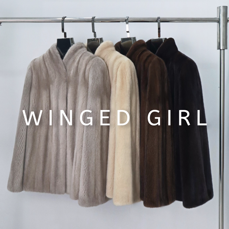 Versatile Short Mink Fur Coat with Full Zipper and Stylish Design
