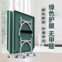 Standard Indoor Section Green Ping Pong Table Can Mobile Race Grade Home Ping Pong Table Can Be Folded