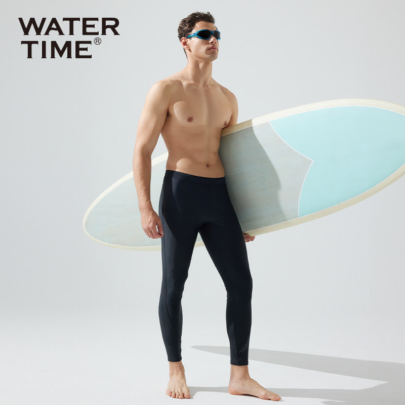 WaterTime游泳长泳裤潜水服防尴尬男款防晒浮潜速干大码潜水装备