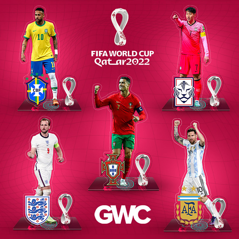 2026 World Cup Mascot Messi Figurine Standee Ornament Us-Canada-Mexico Soccer Souvenir Peripheral Doll Gift