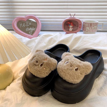 Cartoon Cat Cute Soft-Soled Sandals for Women, Outdoor Wear, 2025 Summer New Style, Non-Slip Slip-On Beach Clogs