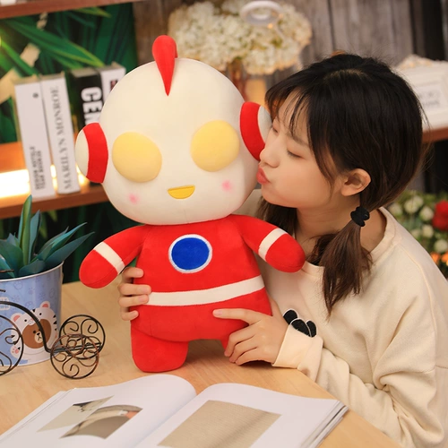 Ultra, плюшевый Ультрамен Тига, детская мультяшная игрушка, тряпичная кукла для мальчиков для сна, подушка, подарок на день рождения