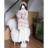 Весенний кардиган, комплект, рыбий хвост