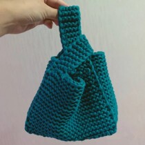 Day Style Wrist Bag Diy Hand Homemade Self Made Day Style Cover Wrist Wrap Knitted material Handheld by hand