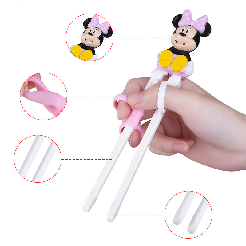 Princess Aisha Learning Training Chopsticks Set for 3-6 Year Old Babies, Special Spoon Set, Children's Practice Chopsticks