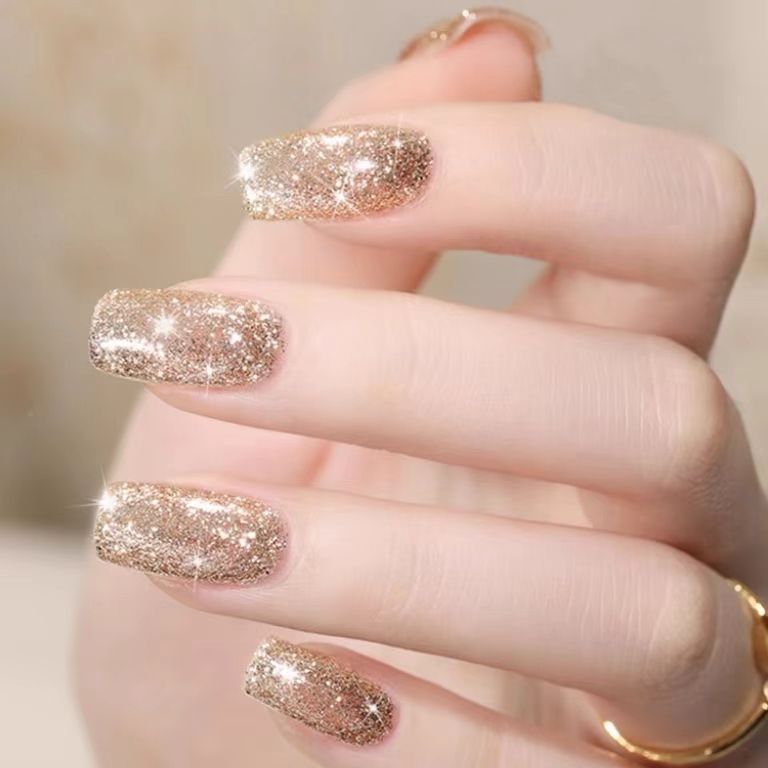 Summer Champagne-Colored Nail Polish, No-Bake, Non-Peelable, Long-Lasting, Non-Fading, Quick-Drying, Brightening, Shiny, for Hands and Feet Summer Champagne-Colored Nail Polish, No-Bake, Non-Peelable, Long-Lasting, Non-Fading, Quick-Drying, Brightening, Shiny, for Hands and Feet