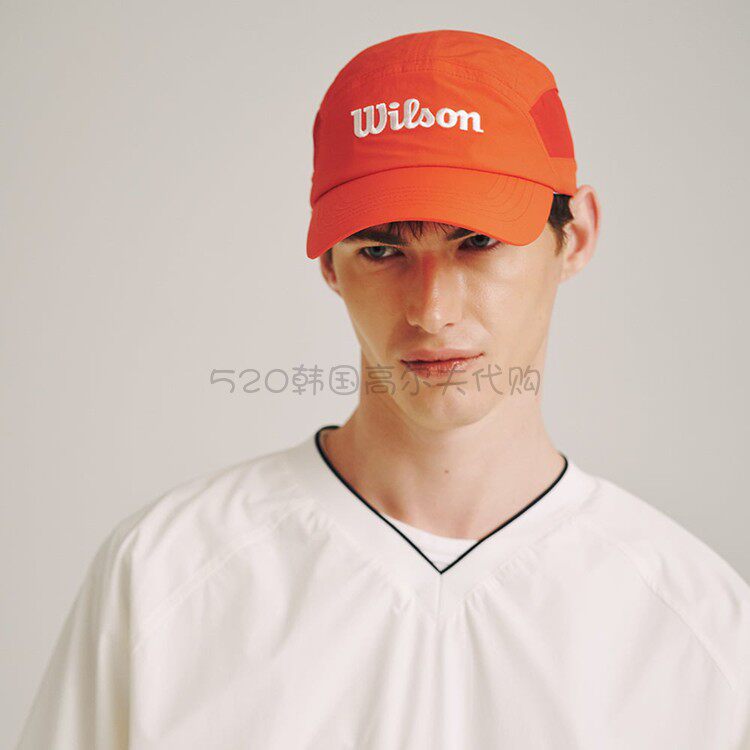韩国代购Wilson威尔胜网球球帽2025春夏男女标志纯色遮阳防晒鸭舌帽,时尚防晒两不误!-网球帽-淘宝好物网