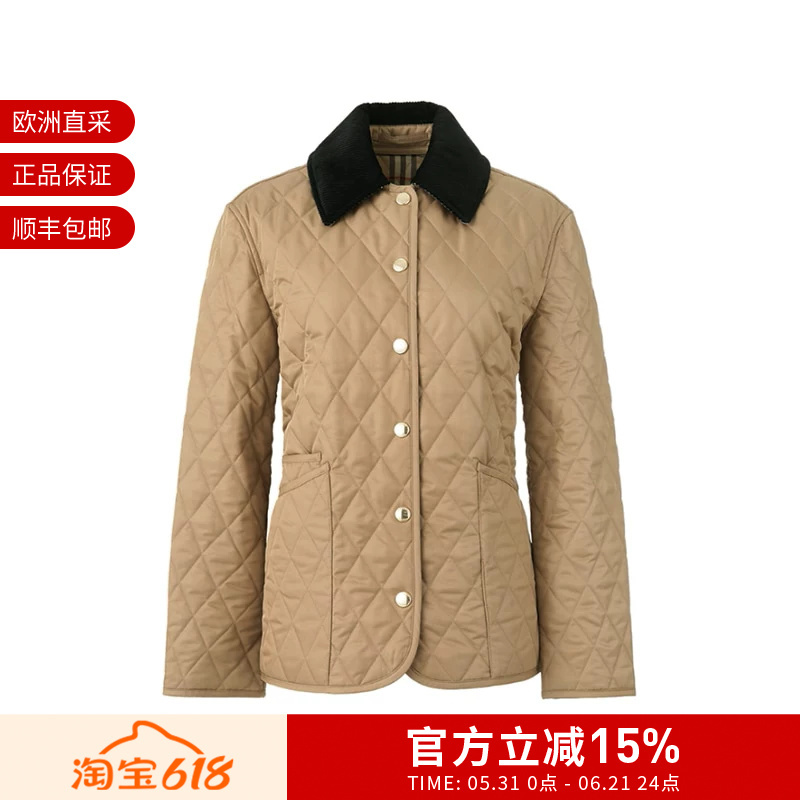 Burberry Women's Quilted Barn Thin Padded Jacket 8078238 Burberry Women's Quilted Barn Thin Padded Jacket 8078238
