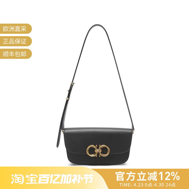 [Premium Selection] Ferragamo Women's Medium Shoulder Crossbody Bag 212916