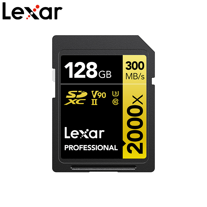 Reksha Camera Memory UHS-II SD Card 2000X 128G U3 High Speed SDXC Large Card V90 Nikon 4K 8K FoxSony EOS Canon R6 Micro