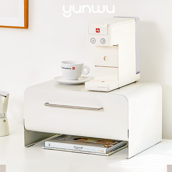 Yunwu life coffee corner storage shelf water bar capsule dustproof water cup tea cup storage cabinet drawer storage box
